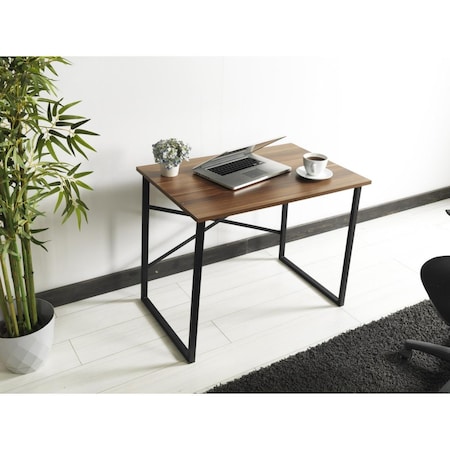 Homedora Letto Study Desk, Walnut ZH-ON30EV-LET-SD-WAL
